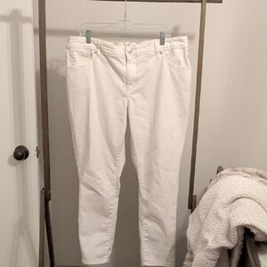 Universal Thread Women's Cream Ankle Jeans